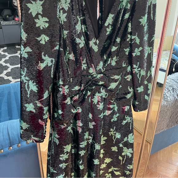 Self Portrait Palm Tree Sequin Dress - Picture 5 of 7